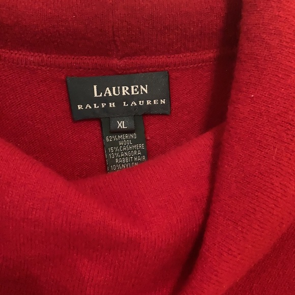 COPY - Ralph Lauren Vintage Red Wool Sweater - Picture 2 of 3